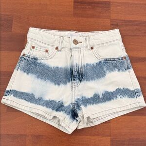 Zara Cream and Blue Kids Shorts